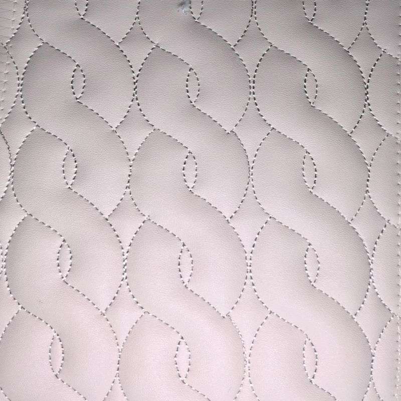 Automobilinnenleder PVC/PU gesteppt mit Schwammleder-Rohstoff für Autositze 
