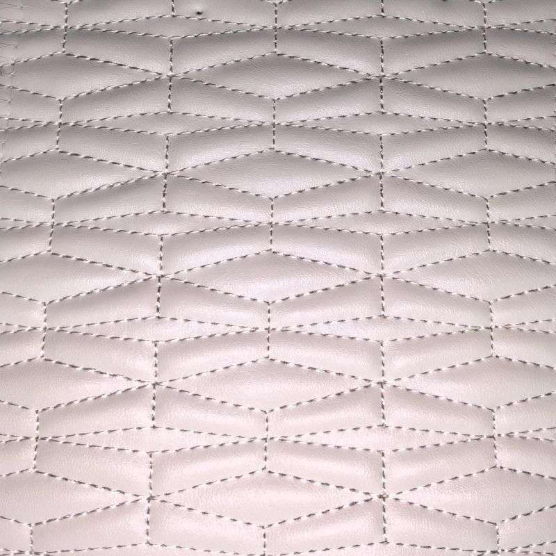 Automobilinnenleder PVC/PU gesteppt mit Schwammleder-Rohstoff für Autositze 