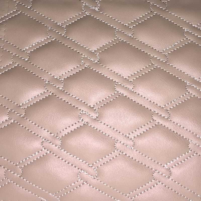 Automobilinnenleder PVC/PU gesteppt mit Schwammleder-Rohstoff für Autositze 