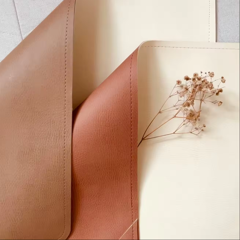 Baby-Spielmatte, doppelseitiges PU-Leder, lösungsmittelfrei, individuell bedruckte Matte aus veganem Leder