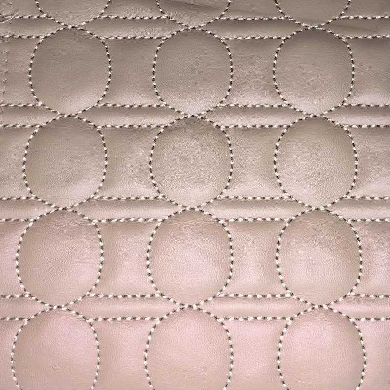 Automobilinnenleder PVC/PU gesteppt mit Schwammleder-Rohstoff für Autositze 